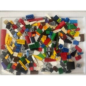 300+ LEGO Slope Pieces Bulk Lot Slopes, Inverted, Wedges, Roof Pieces multicolor